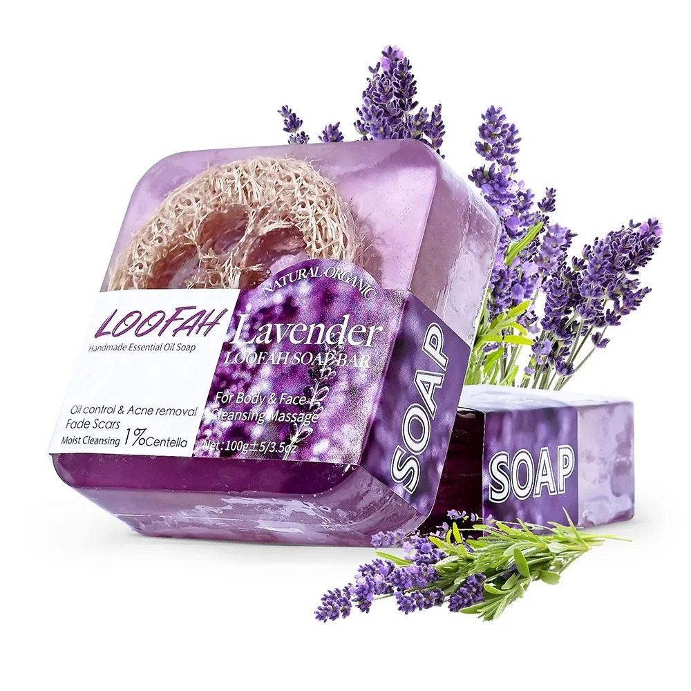 Cleanser Face - Jabón de Aceite Esencial de Lavanda