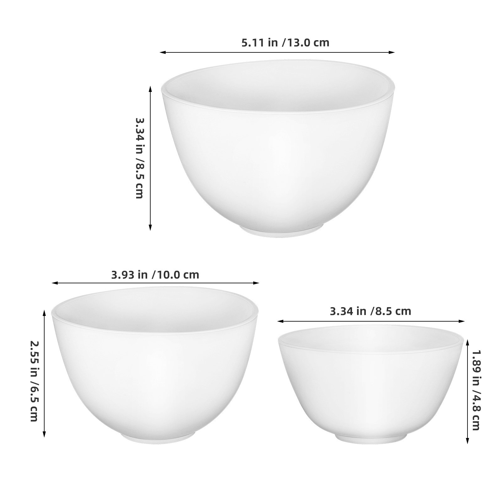 3 recipientes de silicona para - Body Lotion reseña y precio