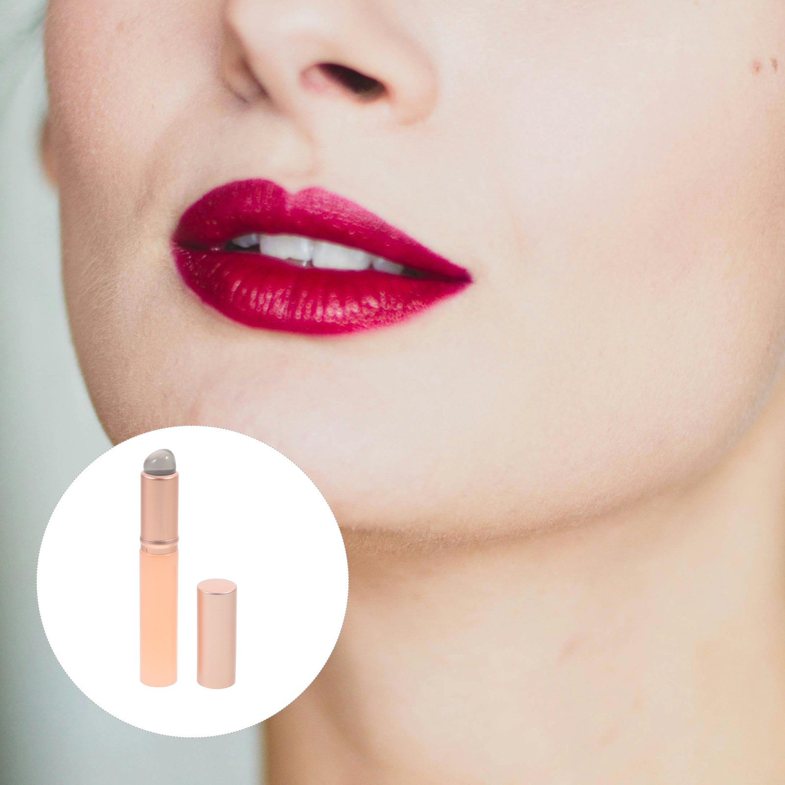 Juego de 2 aplicadores de sili - Lip Balm reseña y precio